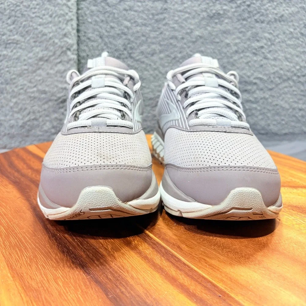 Brooks Addiction Walker 2 Grey White Walking Shoes 1203081D094 Womens 8.5 Wide D